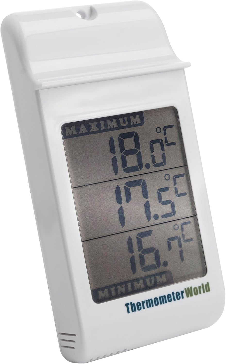 Digital Max Min Greenhouse Thermometer - Max Min Thermometer to Monitor Maximum and Minimum Temperatures, Wall Mounted Greenhouse Accessories for Indoor or Outdoor