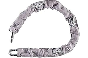Henry Squire Y Hardened Steel Security Chain with Grey Sleeve, 900 mm Chain (Length) x 10 mm Link (Diameter)