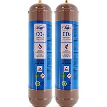 Bombola CO2 Usa E Getta 600 Gr Per Gasatore - Attacco M11x1, Acciaio