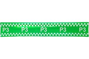 CL DISTRIBUTION NHS Ten Second Triage Slap Bands (P3 Green) - Hi Visibility Snap Bands Police Fire Service