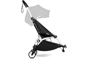 BABYZEN YOYO Connect, Bianco - Trasforma il tuo passeggino YOYO2 in un passeggino doppio - Compatto e maneggevole