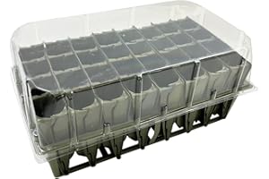 Oakland Gardens Haxnicks Deep Rootrainer Sets Root Trainer Books Cells Plug Plant Seed Tray 1 x Haxnicks Deep Rootrainer