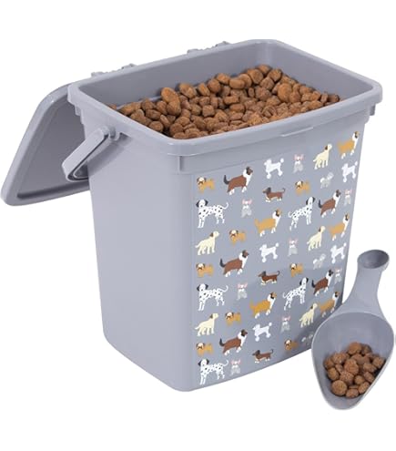 Stackable Dog Food Storage Container Collapsible Pet Food Storage