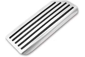 FITTOP topfit Model 3 Cubierta del pedal muerto izquierdo Almohadillas del pedal de rendimiento antideslizante Reposapiés de aluminio Pedales muertos para Model 3