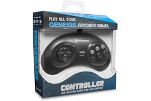 HYPERKIN Manette de jeu 6 boutons "GN6" compatible console Sega Megadrive / Genesis / Master System