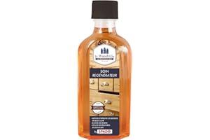SPADO - St Wandrille - Soin Régénérateur Bois Clair - Nettoie & Rénove les Meubles et Surfaces en Bois - Ravive la Teinte des Meubles Ternis - Fabrication Française - 125 ml