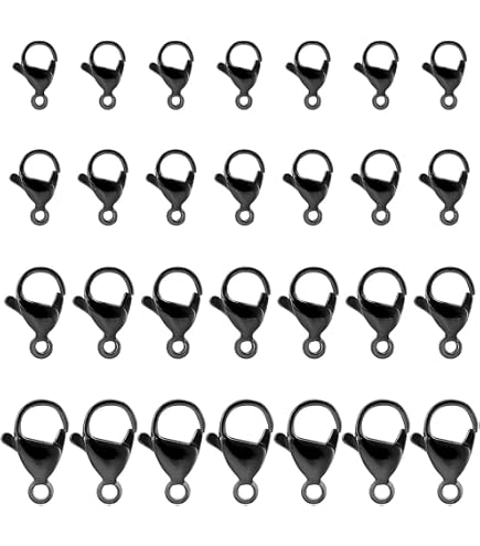 PandaHall Set di Fermagli Girevoli Arcobaleno Da 20 pezzo,10 pz A Forma di Cuore Lega Grilletto Moschettoni Cordino Gancio Portachiavi con 10 pezzi 304 portachiavi In Acciaio Inossidabile Tondo Diviso