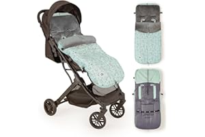 Interbaby Saco Silla Paseo Universal Saco Bebe Invierno Suave, Cálido, Afelpado | Saco Carro Bebe Invierno Desmontable, Doble Apertura, Lavado Fácil, Materiales Antialérgicos