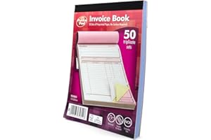 Pukka Pad, livre de facture feuillets tripli autocopiants 203 x 137 mm – Single