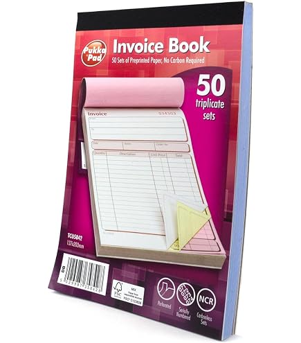 Facturier Autocopiant Exacompta - 50 Feuilles 10,5x13,5cm - Référence 13274 - Neuf