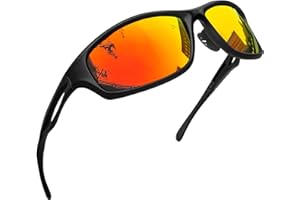 Joopin Lunettes de Soleil Sport Polarisées pour Homme et Femme Lunettes de Soleil Cyclisme pour Course à Pied, Pêche, Moto, Golf, Randonnée et Les Sports de Plein Air UV400 Protection