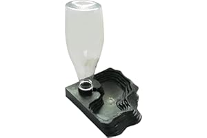 JOYIVIKE Abreuvoir Tortue - Eau Distributeur Portable avec Plat en Abreuvoir, Distributeurs Automatiques De Nourriture, Reptile Fontaine À Boire Automatique Tortue Lézard