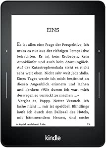 Kindle Voyage eReader, 15,2 cm (6 Zoll) hochauflösendes Display (300 ppi) mit integriertem intelligenten Frontlicht, PagePress-Sensoren, WLAN