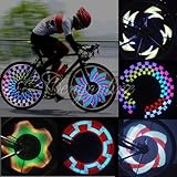 32 LED Cycling Bikes Bicycles Motorcycle Rainbow Wheel Signal Tire Tyre Spoke Light FamilyMall