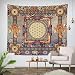Produktbild Goldbeing indischer Wandteppich Wandbehang Mandala Tuch Wandtuch Gobelin Tapestry Goa Indien Hippie-/ Boho Stil als Dekotuch /Tagesdecke indisch orientalisch psychedelic (150 x 130cm, Rechteck)