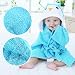 BOBORA Baby Infant Bathrobe Cute Animal Soft Hooded Towels Wrap Penguins