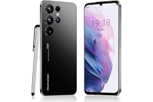 SnHey S23Ultra Smartphone Without Contract, 6.6 Inch HD+ Display, 16GB 128GB Extension, Android 10 Cheap Mobile Phone,Dual SIM Dual Camera, Face ID Type-C (S23Ultra(6.6'')-Black)