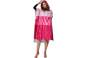 BOLIHOMES Robe Towel Poncho with Hood,Quick Drying Lightweight Oversize Microfiber Changing Robe Towel for Adults Men Women Beach Surfing Swimming Camping Travel Wetsuit Changing Fit All (Queen)