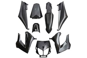 GÉNÉRIQUE Kit carenages Derbi Senda Xtreme / Xrace (Noir) - 8 Pièces