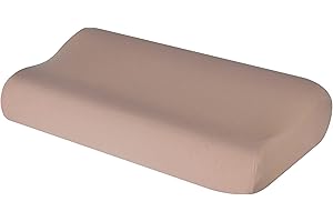 Theonoi Housse de coussin pour coussin de nuque en coton - Pour dimensions de 35 x 60 à 45 x 75 cm (taupe 108)