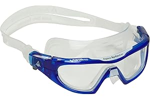 AQUA SPHERE AQUASPHERE Vista pro Masque de natation, lunette de piscine pour hommes et femmes avec protection UV et joint en silicone, verres anti-buée et anti-fuite