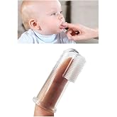 Optana 0-3 Yaş Yumuşak Silikon Bebek Damak Diş Kaşıyıcı Parmak Diş Fır&ccedil;ası Bebek Diş Fır&ccedil;ası Finger Brush