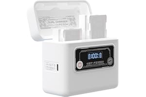 VILTROX NP-FZ100 Caricabatterie e Power Bank per Fotocamera, 5500mAh, Ricarica Rapida 30W USB-C Bidirezionale, Compatibile con Batterie Sony a7 a7II III IV a7R II III IV V a7S a7SII a7SIII a1 ZV-E1