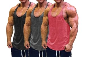 Muscle Cmdr Canotte Uomo Palestra,Canotte Bodybuilding Stringer, T-Shirt Fitness, Sportivo Tank Top