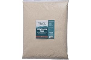 Marine Direct Reef Aquarium Sand - Hochreiner Bodengrund für Meerwasseraquarien (5kg, Korngröße 0.5-1.2mm)