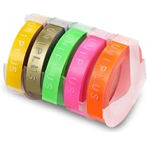 UniPlus 3D Nastro Embossing Compatibile Dymo Adesivo 3D Nastri per ...