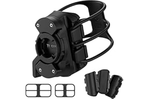 TUSITA Reggisella Supporto Compatibile con Garmin Varia RCT715 Radar Telecamera Fanale Posteriore - Fit da 25.4mm a 35mm, a Forma di D, Aero Reggisella - Accessori per Ciclismo