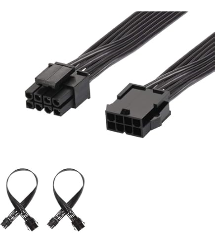 Supermicro 8-Pin CPU To 8-Pin PCIe Power Adapter Cable (CBL-PWEX-0663) – 5cm