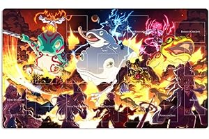 Mlikemat New Duel Playmat Splight TCG CCG Pad Trading Card Game Mat Mouse Pad + Free Bag (ZD039-982-A)