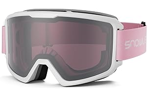 Snowledge Ski Goggles for Men OTG Snow Goggles Womens Anti-Fog UV400 Protection Ski Accessories