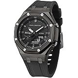 Carlington Velocity Series Analog-Digital Sports Watches for Men and Women with Alarm, Stopwatch, Backlit Display, Dualtime, Silicone Rubber Strap, Water & Shock Resiatant - CT_8088: 