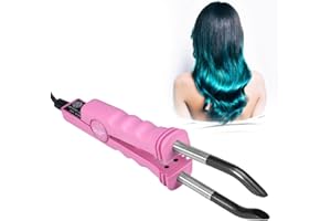 YOTOWN Pinzas de calor profesionales para extensiones de cabello, plancha para extensiones de cabello, conector de extensión de cabello, máquina de fusión de salón, herramienta de hierro, conector de peluca,