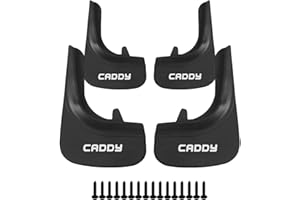 Axenture Car Mud Flaps Kit For Volkswagen Caddy Front Rear Rubber Splash Guards Tire Mudflaps Protector Accessories Wheel Well Guards 4 PCS