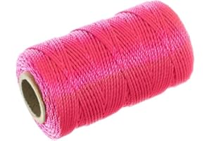 Paracord Planet Fil en nylon tressé - Résistant à l'humidité, à l'huile, à l'acide et à la pourriture - Ficelle pour la marine, la maçonnerie, l'artisanat, le jardinage