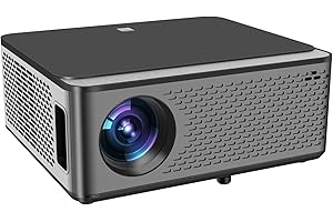 YSAMETP Projektor Bluetooth WiFi 5G, aktualizacja 9500L Full HD native 1080P odkryty projektor kinowy, wsparcie 4D korekcji trapezowej, kompatybilny z TV Stick/Phone/PS5