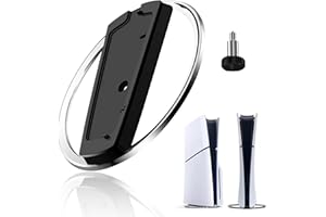 Lwtsrp Supporto Verticale per Console PS5 Slim, Base Verticale PS5 Slim, Supporto per Console Verticale Nero, Base di Ricambio Compatibile con PS5 Slim Disc e Digitale Console da Gaming