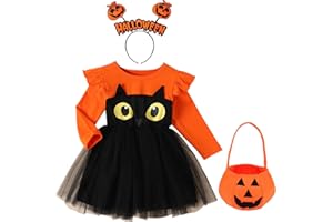 KYOEOE halloween costume de citrouille enfants halloween costume de citrouille enfants costume de citrouille bébé costume de citrouille fille halloween costume de citrouille petit enfant robe de citrouille
