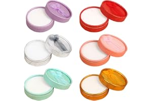 PVEATH 12 Pcs Paper Jewelry Gifts Boxes with Bow-Knot Ring Boxes Bulk Decorative Box Gift Packaging Box Ring Jewelry Box for Anniversaries for Gift-Wrapping Jewelry Display Ring Necklaces Earrings