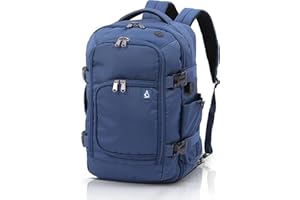 Aerolite plecak maksymalny dopuszczalny rozmiar bagażu podręcznego Ryanair 40 x 20 x 25 cm, zatwierdzony bagaż podręczny, lekka torba na ramię, plecak, torba lotnicza z zamkami YKK