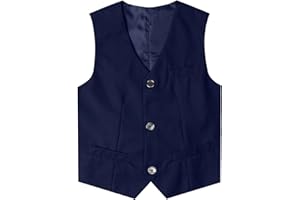 mintgreen Jungen Weste, Kinder Klassisch Einfarbig Hochzeitsanzug Gilet, 128-164