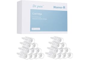 Dr.pen Ultima A10 Nano-R-patroner, 20 st original Dr.pen patroner för Microneedling Pen modell A10, professionell Dr.pen Derm