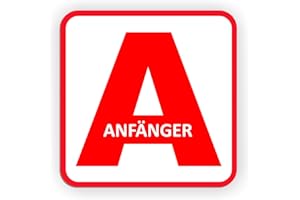 ‎LOHOFOL Auto Magnetschild Anfänger | Schild magnetisch für Fahranfänger (15 x 15 cm)