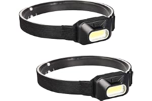 Cerioll Lätt LED-pannlampa - kraftfull professionell pannlampa för vuxna och barn, nattlampa, 2 st