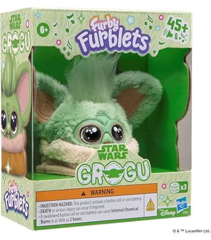 Furby Furblets AVO-KAH, Mini Soft Toy, Avocado Theme, Green, Music