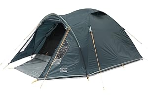 Vango Tay Tent with Porch and Darkened Bedroom, Compact, Lightweight, Dome, Easy to Pitch, Backpacking, Festivals, Wild Camping, Hiking, 3000mm HH