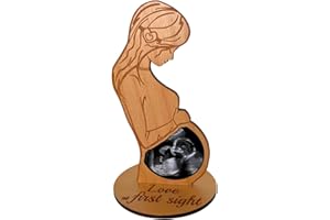 Heart's Sign Marco de fotos Sonogram | Regalos para mamá embarazada | Marcos de fotos de ultrasonido regalo para amigas embarazadas